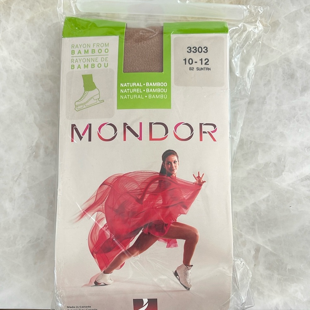 MONDOR footless tights size 10-12